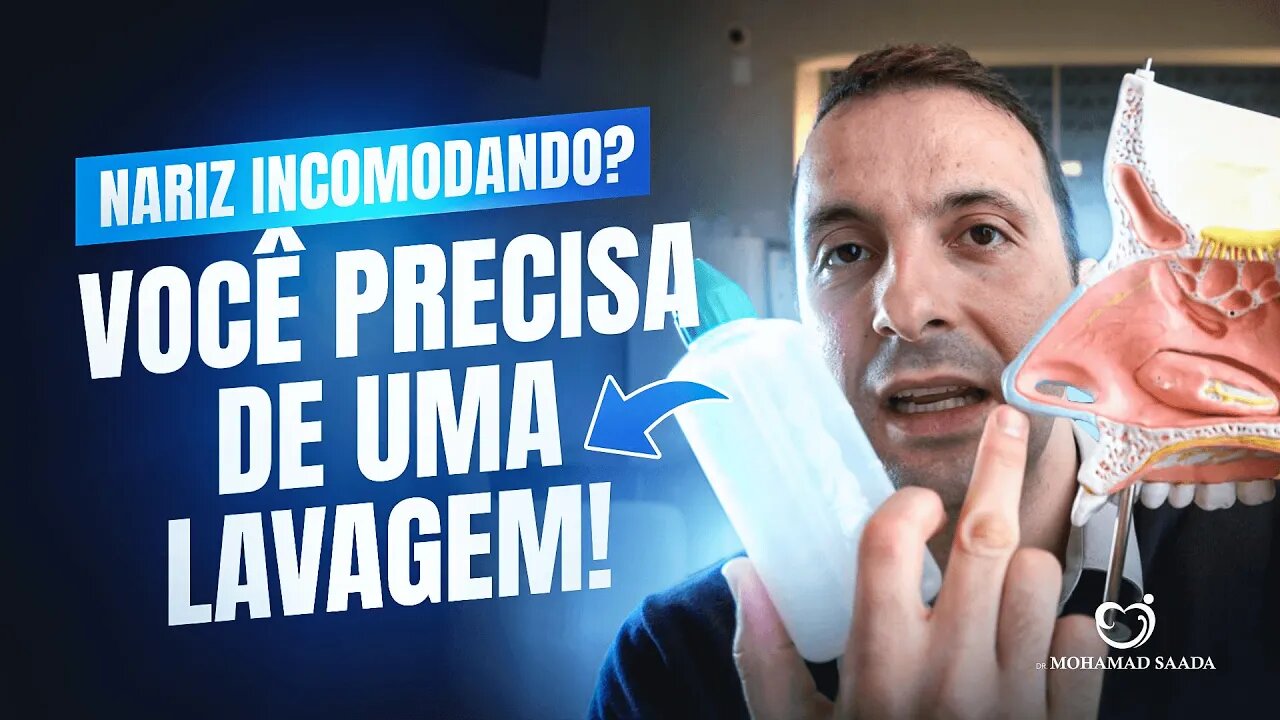 Nariz Incomodando? Veja como a Lavagem Nasal pode te ajudar!