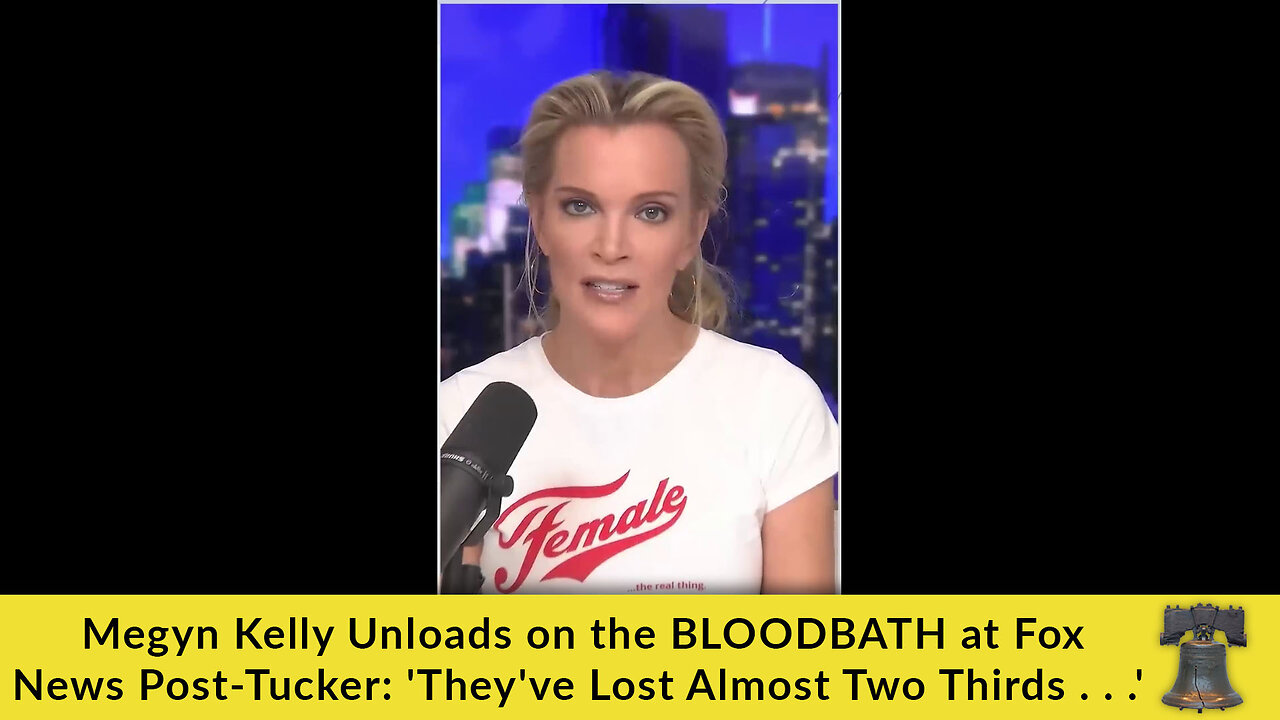 Megyn Kelly Unloads on the BLOODBATH at Fox News Post-Tucker: 'They've Lost Almost Two Thirds . . .'