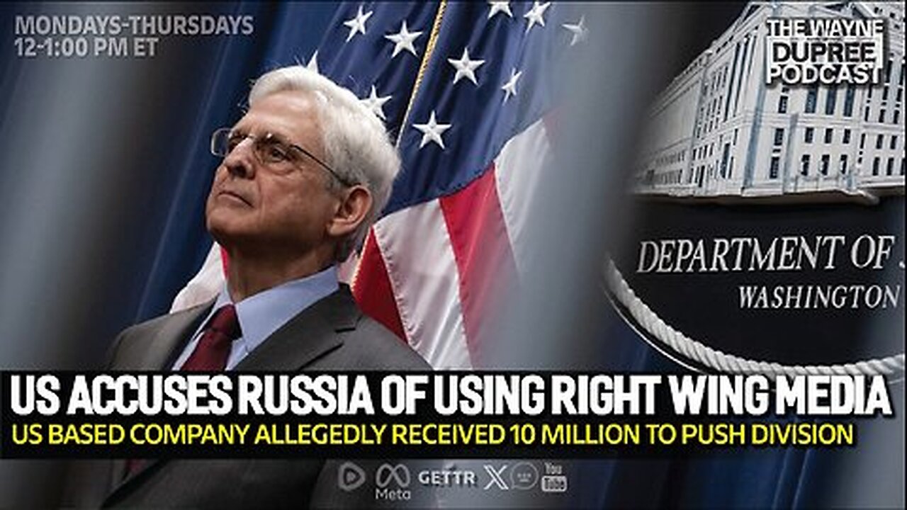 Russian Nationals Linked to Kremlin; Funnel Millions to Right Wing Media Group - The Wayne Dupree Show