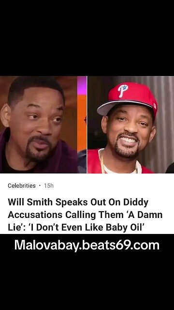 Will Smith Speaks Out On Diddy Accusations Calling Them ‘A Damn Lie’: ‘I Don’t Even Like Baby Oil’