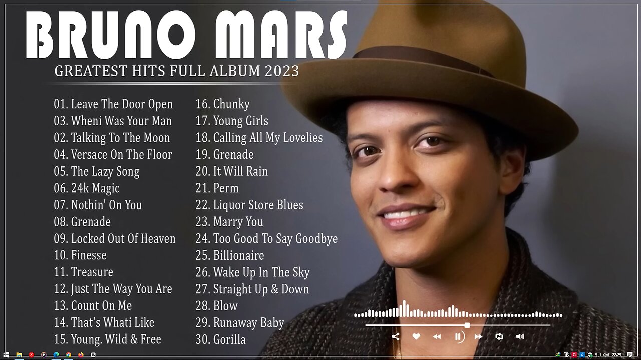 BRUNO MARS FULL ALBUM 2023