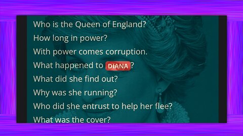 WHAT HAPPENED TO DIANA?