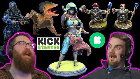 Kickstarter Miniatures 33 - Tom and Ben