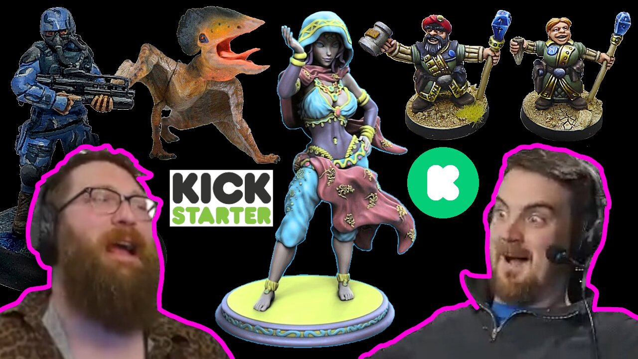 Kickstarter Miniatures 33 - Tom and Ben