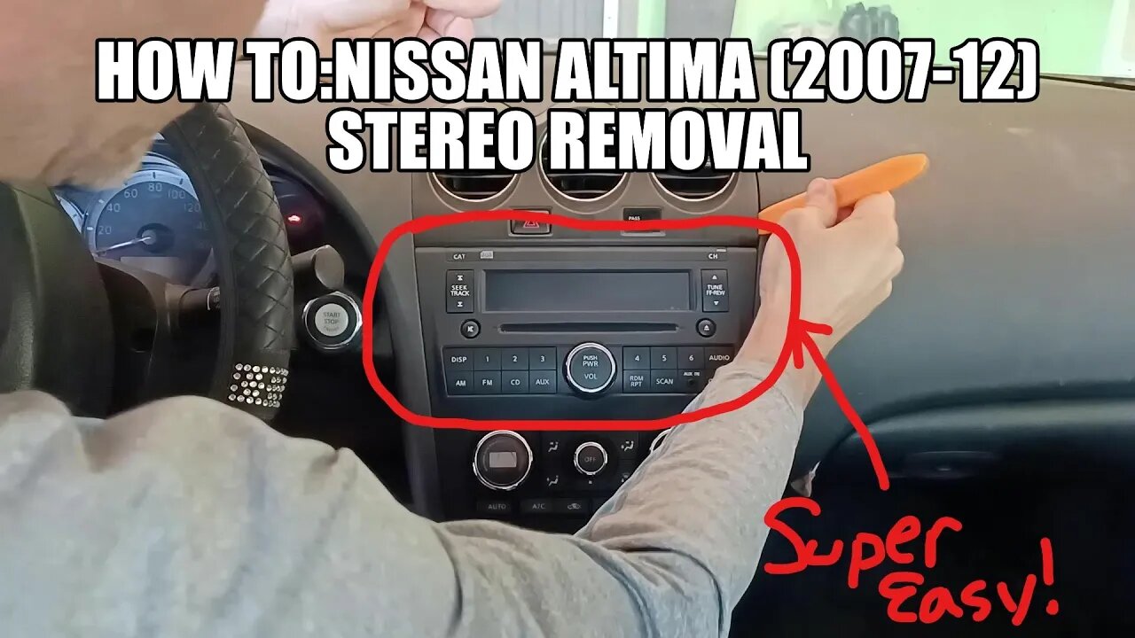 How to: Faceplate/stereo removal/ Nissan ALTIMA (2007-12)