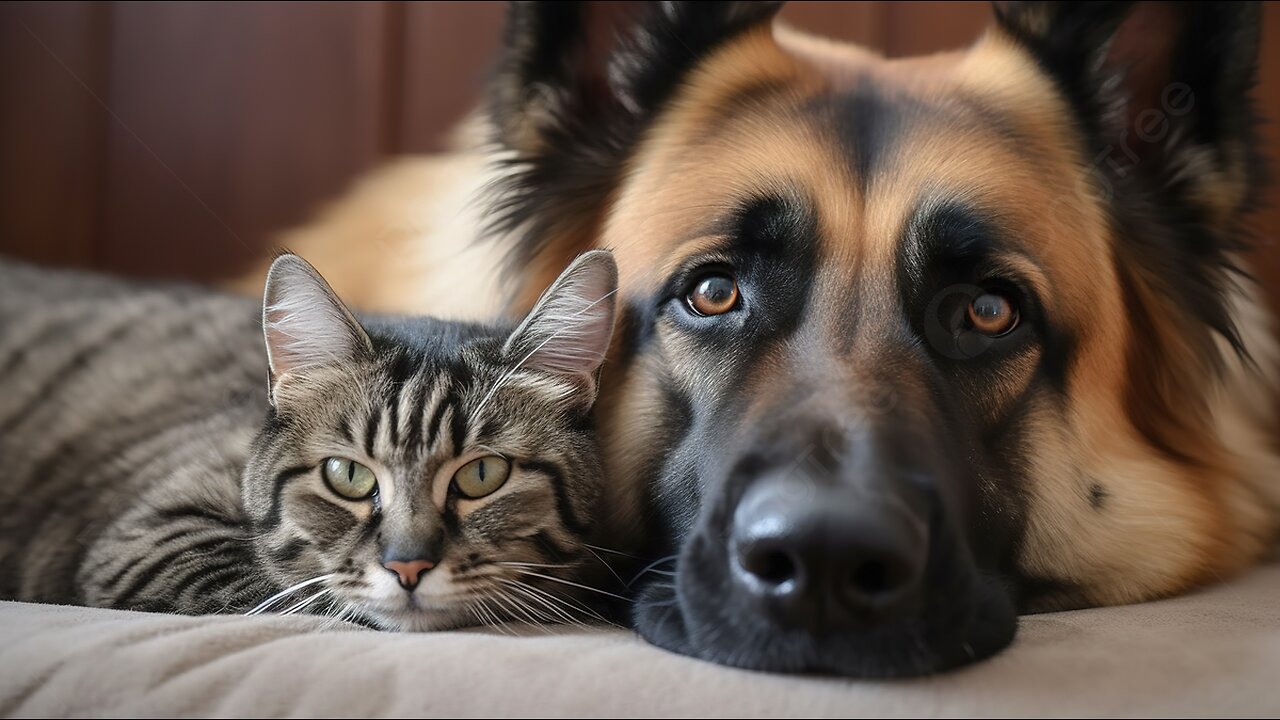 How a German Shepherd and a Kitten Became Best Friends