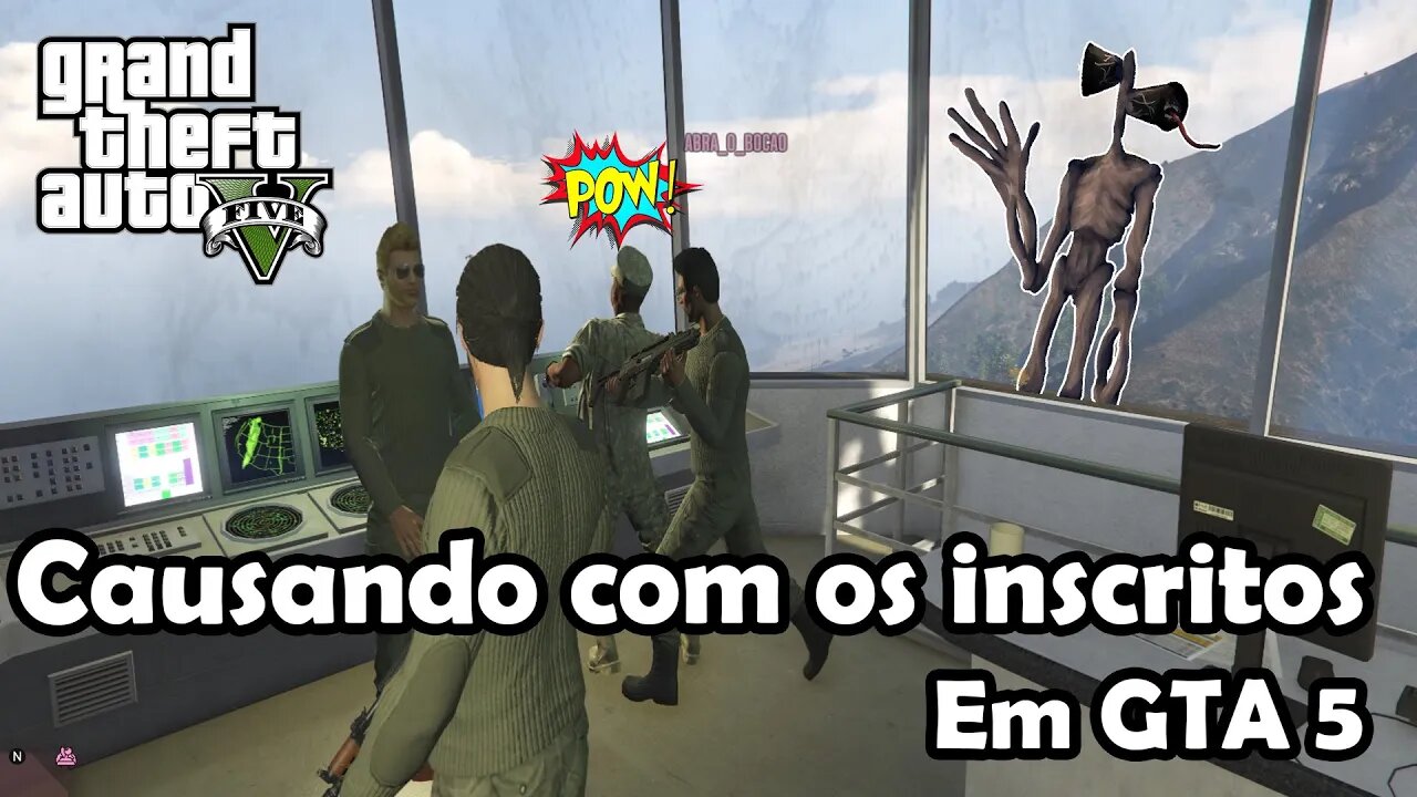 Jogando GTA V Online com os Inscritos - Parte 1