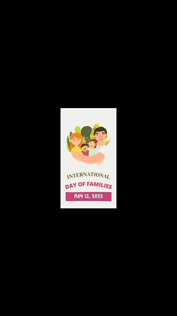 International Family Day 15 May 2022 | Vector illustration art brushes | cartoon graphics Animation