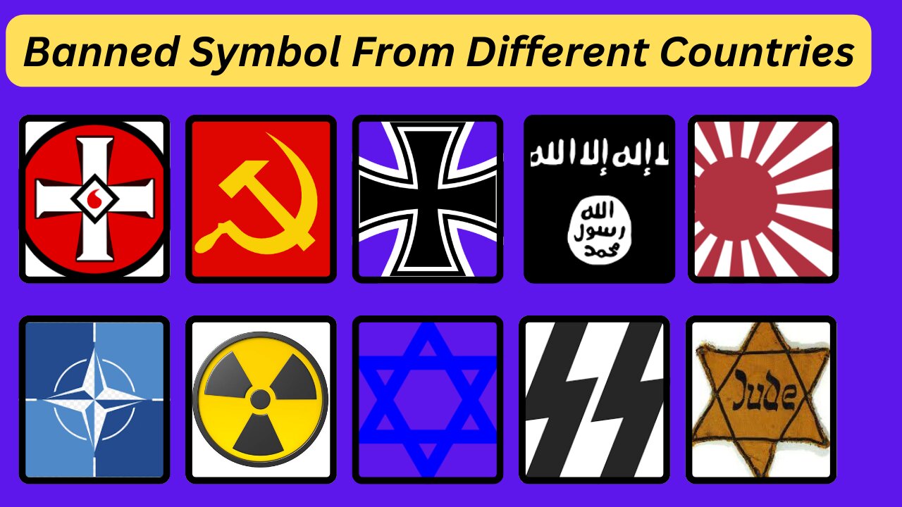 Banned Symbol From Different Countries