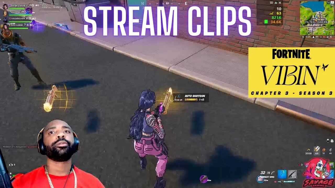 FORTNITE [LIVE] STREAM CLIPS CHAPTER 3 SEASON 3