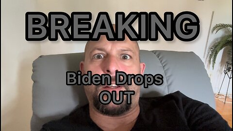 BREAKING NEWS Biden Drops Out?!