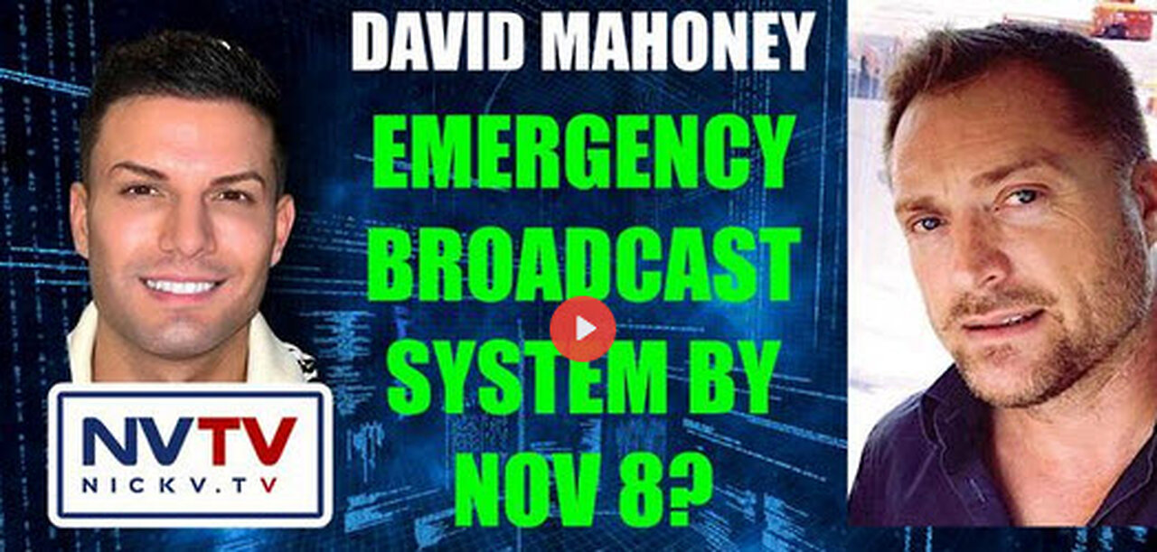 David Mahoney Discusses EBS Before November 8 with Nicholas Veniamin