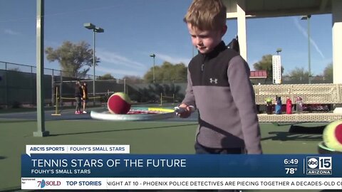 Fouhy's Small Stars: Tennis stars of the future