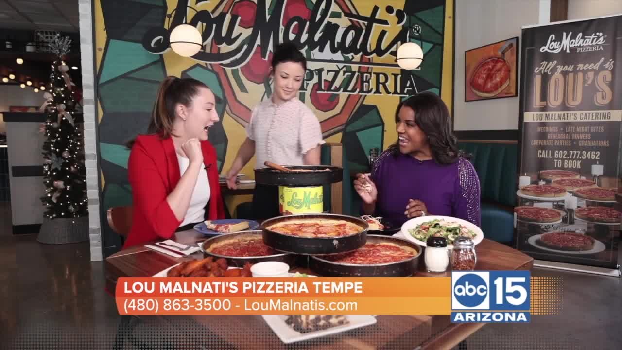 YUM! Family-owned Lou Malnati's Pizzeria is now open serving original Chicago-style pizza in Tempe