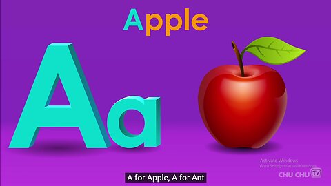 Phonics Song with TWO Words - A For Apple - ABC Alphabet Songs with Sounds for Children