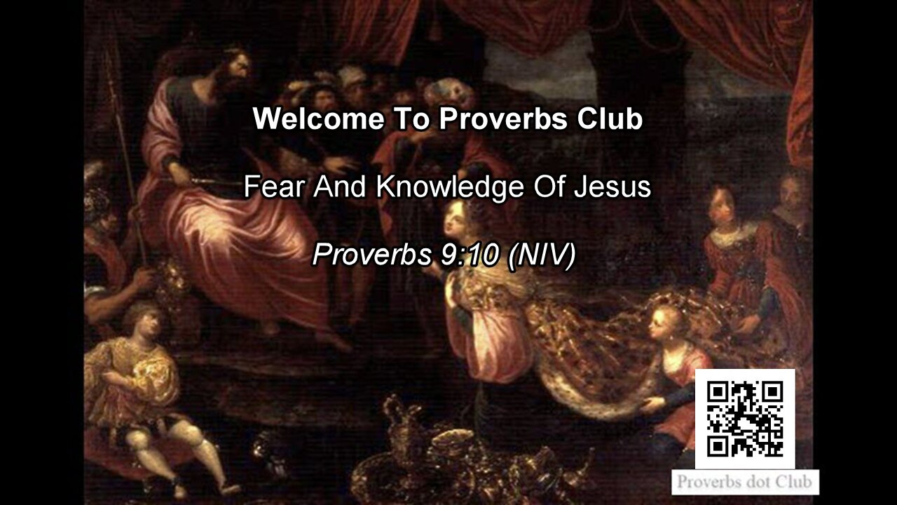 Fear And Knowledge Of Jesus - Proverbs 9:10