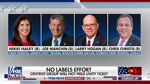 No Labels Will Not Field Third-Party Ticket In 2024 Presidential Election