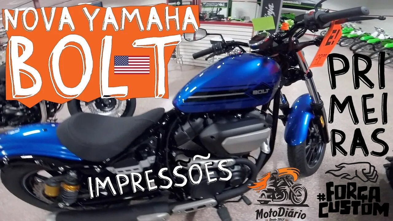 Nova Yamaha Bolt: primeiras impressões.