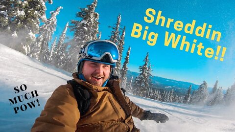 Snowboarding at Big White in B.C.!!