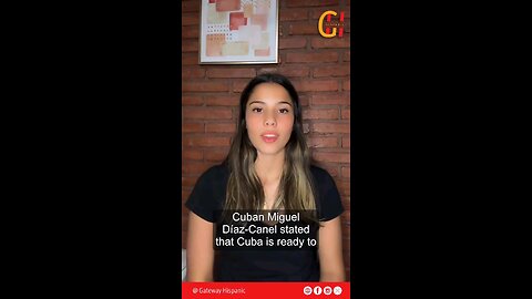 El Tirano Díaz Canel, afirma que el Cuba está "preparada" para enfrentar un segundo mandato de Trump