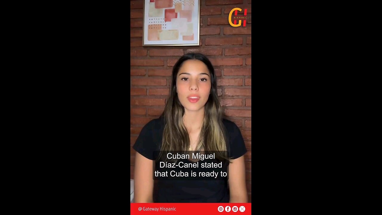 El Tirano Díaz Canel, afirma que el Cuba está "preparada" para enfrentar un segundo mandato de Trump