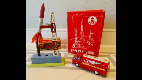 Strenco Cape Canaveral with an Esso Aviation Fuel Truck. 2 for 1 !!