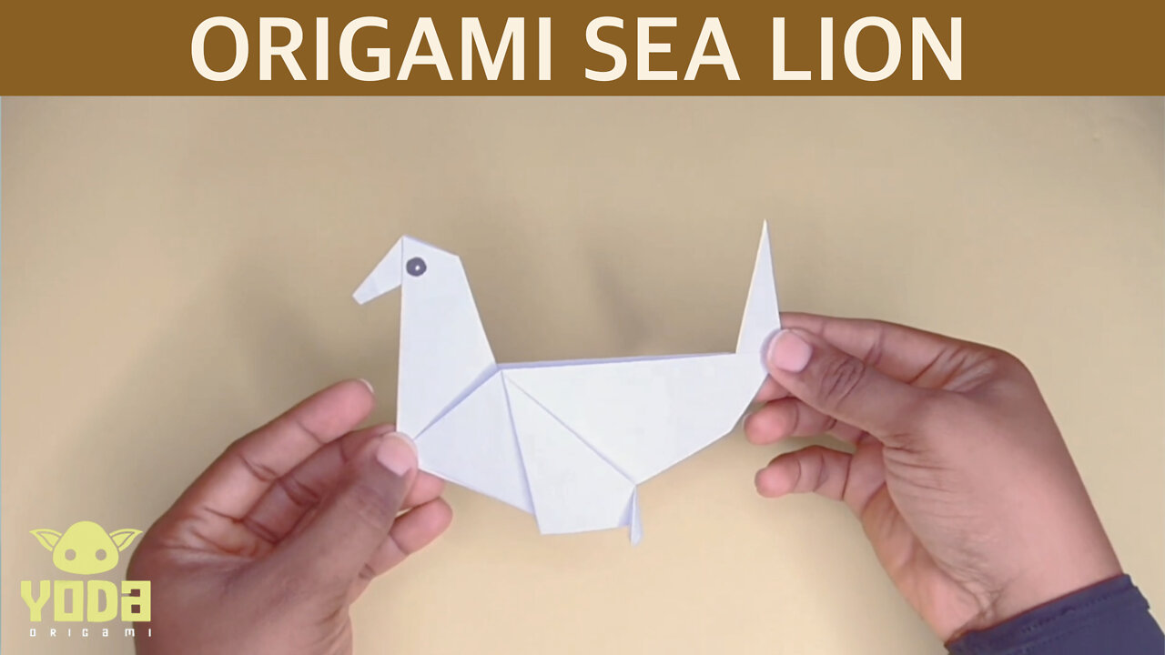 How To Make An Origami Sea Lion - Easy And Step By Step Tutorial