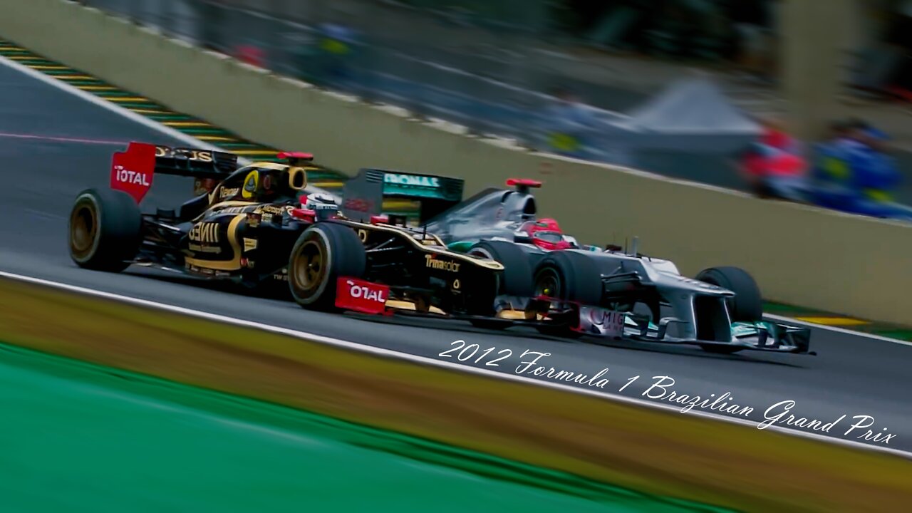 ...Räikkönen and Schumacher inches apart...