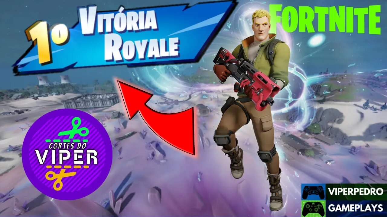 CORTES DO VIPER | Consegui minha primeira Vitória Royale! | Fortnite (Squad)