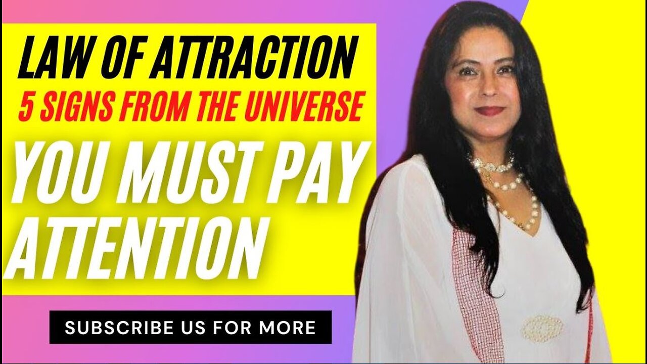 Law of Attraction: 5 signs from the Universe you must pay attention