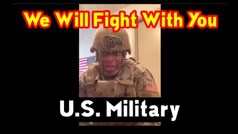 U.S. Military - We Will Fight With You, We Got Your Six!