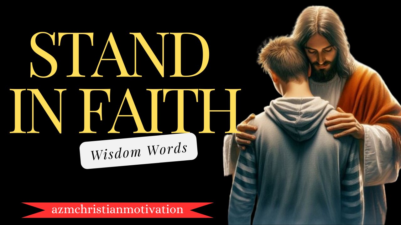 Because Of Your FAITH God Will Answer You |Christian Motivation | Stand In Faith |