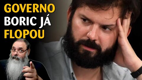 Popularidade de Gabriel Boric desaba em menos de 6 meses de governo de esquerda no Chile