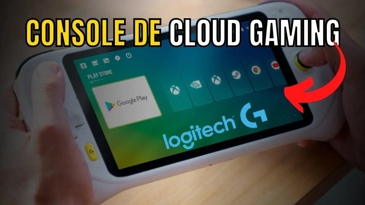 VAZOU!! CONSOLE PORTÁTIL de CLOUD GAMING da LOGITECH + TENCENT