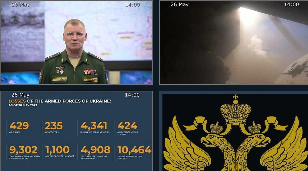 26.05.23 ⚡️ Russian Defence Ministry report on the progress of the deNAZIficationMilitaryQperationZ