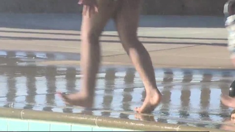 Hot pavement in Las Vegas can burn bare feet for people and pets