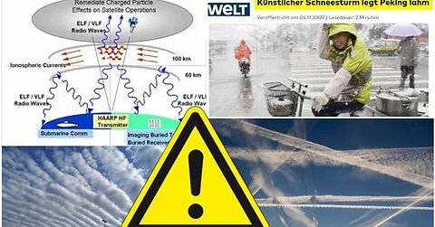 Massiver NATO-Wetterwaffen-Einsatz über Deutschland US-Klimawandel