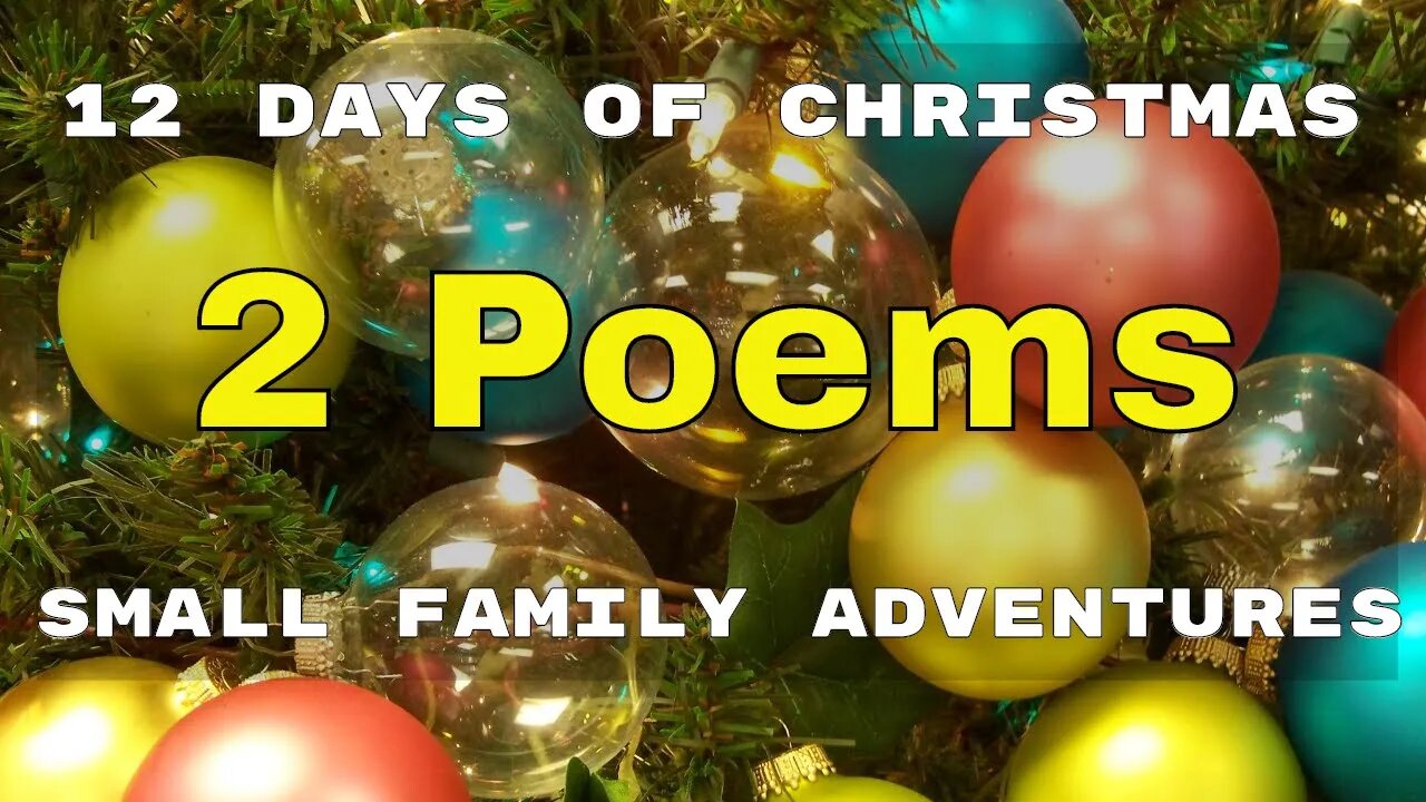 Day 2 | 2 Poems | 12 Days of Christmas | Small Family Adventures