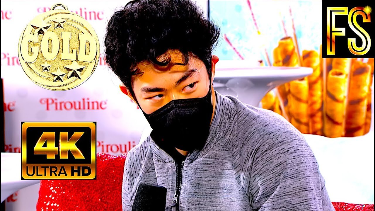 Nathan CHEN🇺🇸🥇Free Skate 2022 Toyota U.S FS Championships Interview (OC-4K)