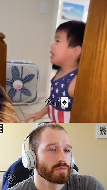 Watch how this kid responds to his moms vs his dads discipline