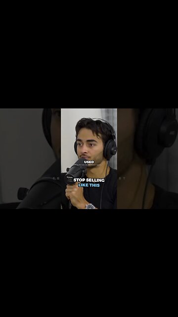 You NEED to stop selling like this ..