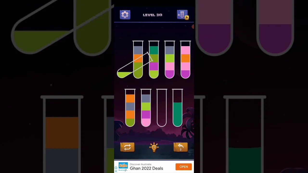 Water Sort Puzzle Level 30