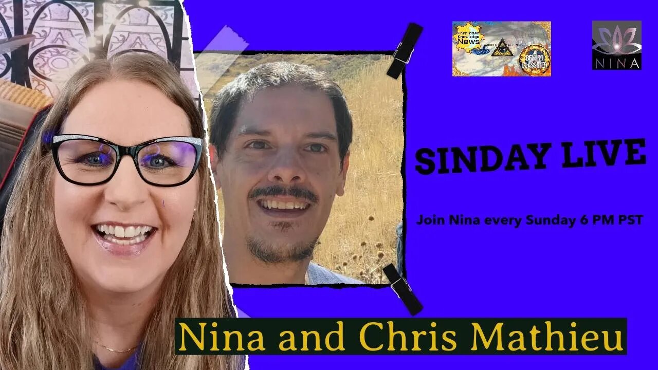 SINDAY LIVE - Special Guest Chris Mathieu - Founder of Forbidden Knowledge News Channel