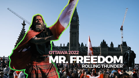 Mr. Freedom talks about state of Canada at Rolling Thunder rally