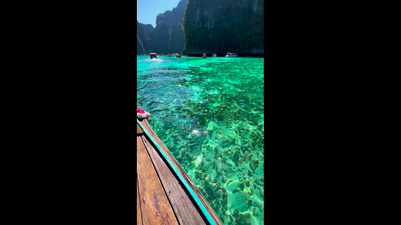 Boating in the sea