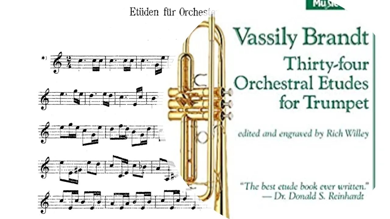 🎺🎺🎺 34 Orchestral Studies by Vassily Brandt - 01 [TRUMPET STUDIES]