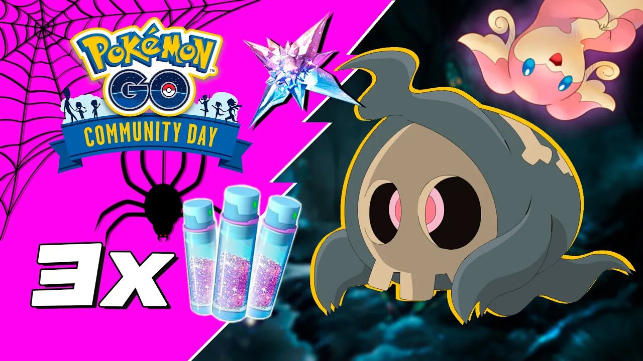 DUSKULL SHINY! Dia da Comunidade! Bônus: TRIPLO Poeira Estelar (Stardust) Pokémon GO