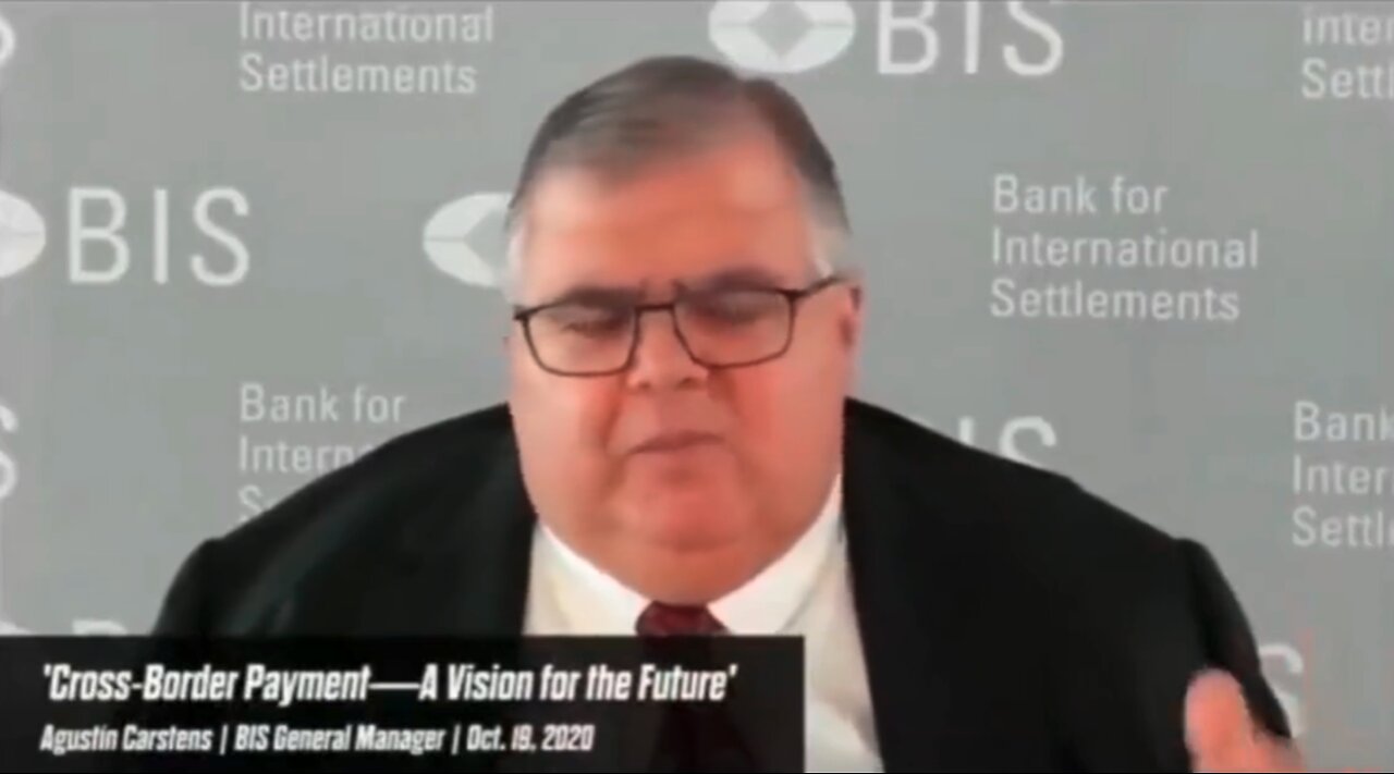 CBDCs | “With the CBDC, the Central Bank Will Have Absolute Control On the Rules and Regulations That Will Determine That Use of That Expression of Central Bank Liability.” - Agustín Carstens (General Manager of the Bank of International Settlements)