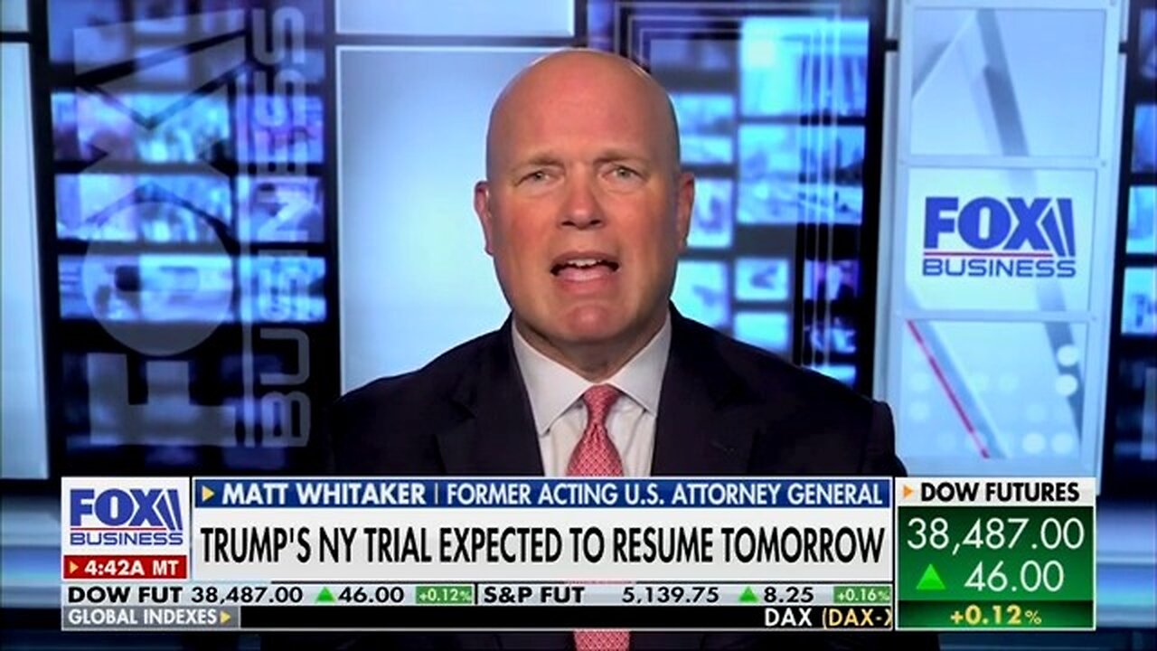 Matt Whitaker on Mornings With Maria Bartiromo - Fox Business 04.29.2024