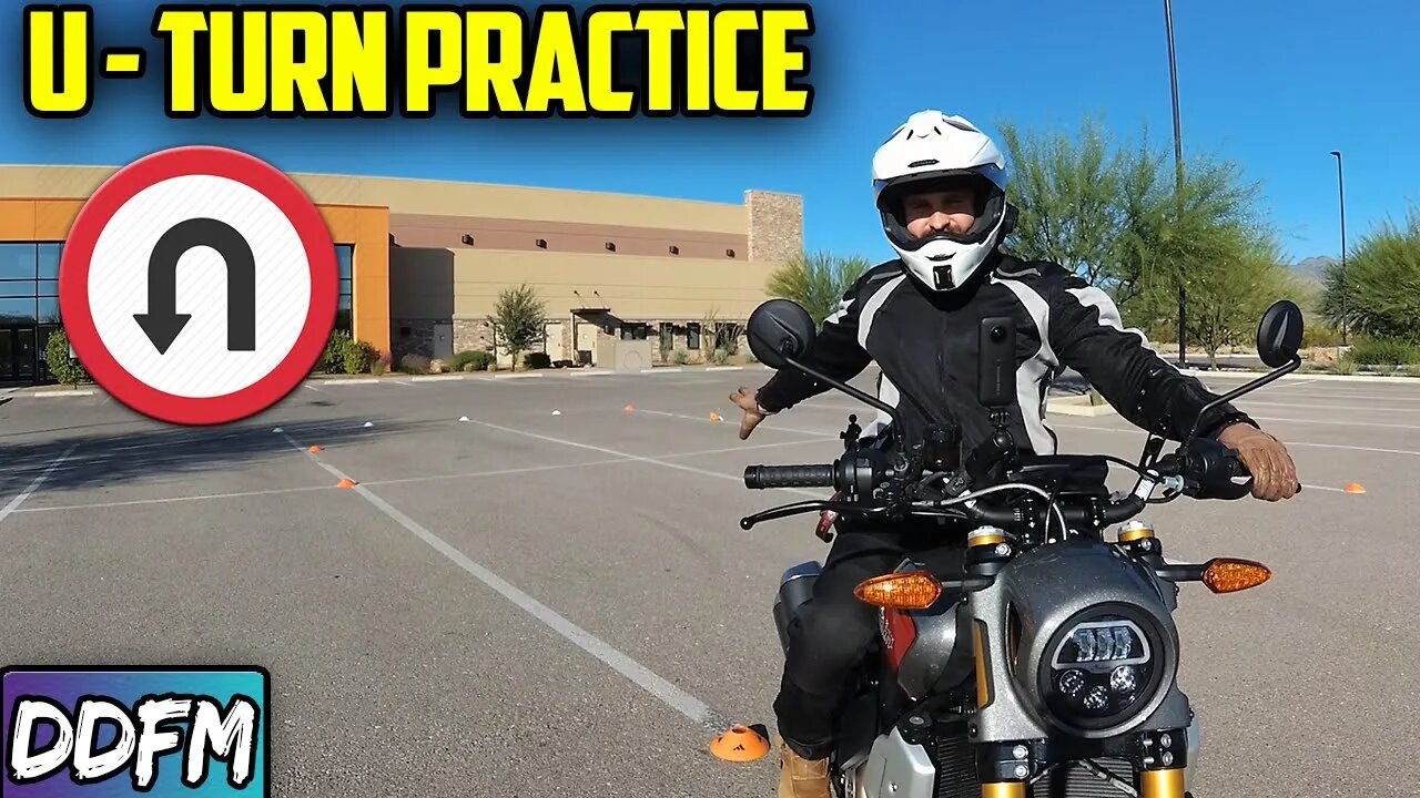 UK Module 1 Motorcycle Test Tips / Slow Line & U Turn